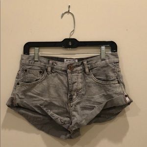 One Teaspoon Bandit Jean Shorts
